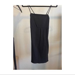 Women’s Medium Black Open-Back Tying Dress